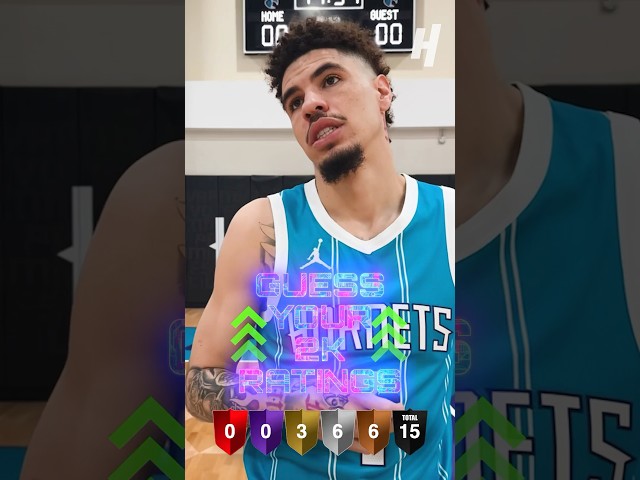 LaMelo guessing his 2K ratings 🤣