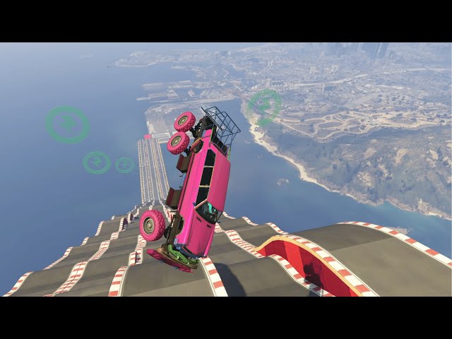 GTA 5 EXTREME MEGA RAMP!! | GTA 5 Car No Commentary Gameplay for TikTok & YouTube | p2 | 2k60fps