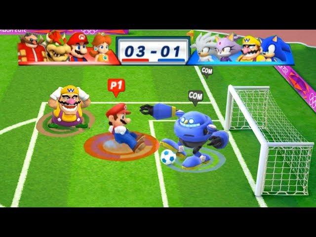 Mario & Sonic At The London 2012 Olympic Games Football #152 Daisy, Mario, Bowser, Dr Eggman