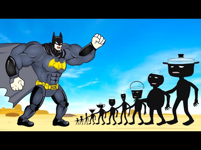 Evolution Of BATMAN Vs Evolution Of MONSTER RADIATION : Returning From The Dead SECRET - FUNNY