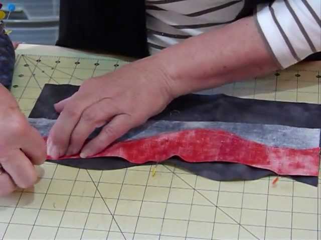 Curvaceous Piecing - How to piece free-form curves - Quilting Tips & Techniques 052