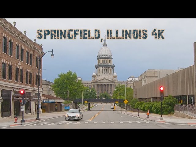 Illinois' State Capital: Springfield, Illinois 4K.