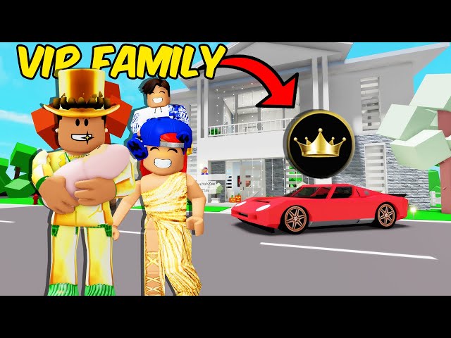 I Started The RICHEST VIP Family With My GIRLFRIEND In BROOKHAVEN RP!