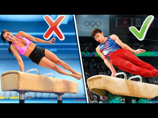 GIRLS TRY MENS GYMNASTICS! *Hardest Skills*