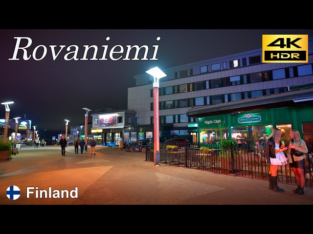 Rovaniemi Day and Night walk / Finland 🇫🇮 / September 2024 / 4K HDR