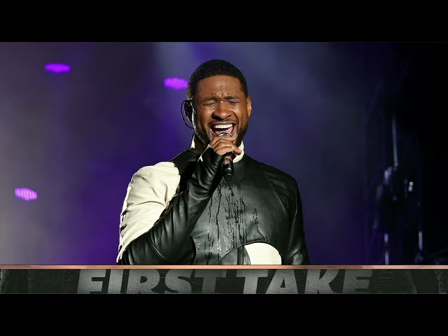 Stephen A. & Shannon Sharpe talk Usher as the halftime show of Super Bowl LVIII | First Take