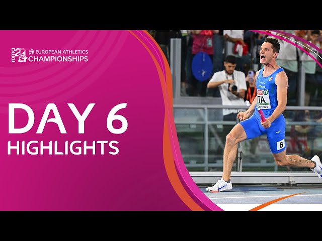 Day Six Highlights | European Athletics Championships | Roma 2024