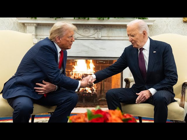 VIDEO: Donald Trump meets with Joe Biden in the White House