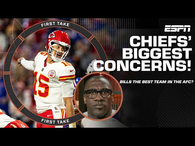 Shannon Sharpe is 'VERY CONCERNED' for Patrick Mahomes and the Chiefs! 😳 | First Take