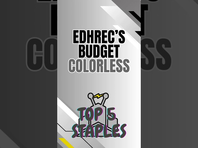 Top 5 Essential Colorless Cards On A Budget, According To Edhrec #budgetmtg