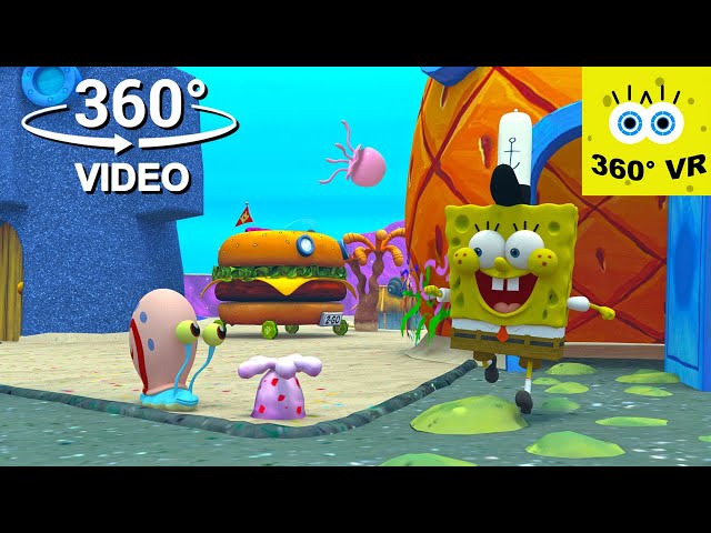 SpongeBob 360° VR | Home Alone...House Party!!🪩🕺