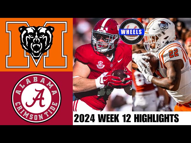 #10 Alabama vs Mercer | Week 12 | 2024 College Football Highlights