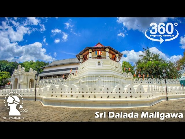 360 VR Video of Sri Dalada maligawa - Kandy - Sri Lanka