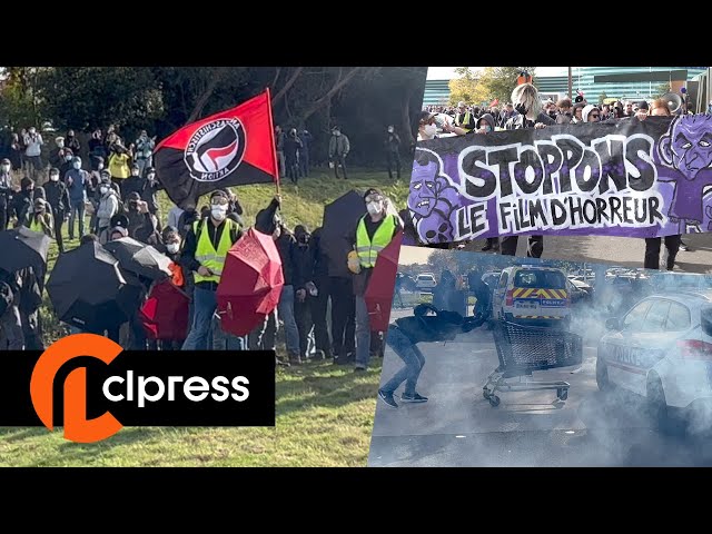 Zemmour à Nantes : incidents entre manifestants et la police (30 octobre 2021, Nantes) [4K]