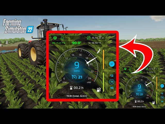 How to use Enhanced Vehicle GPS in FS22 for Straight Lines