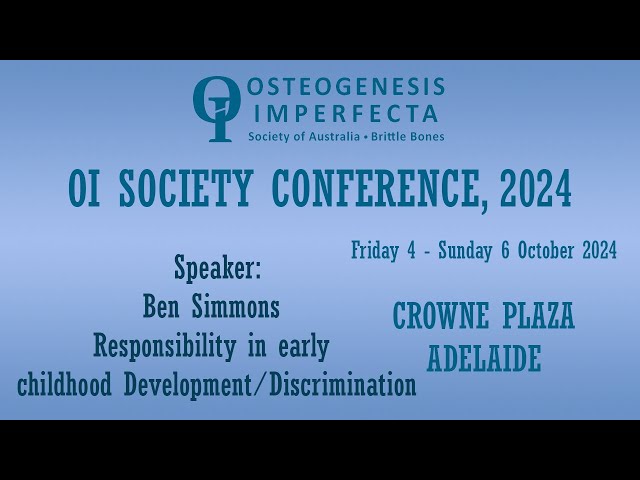 Ben Simmons - Responsibility in early childhood development/discrimination