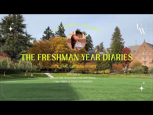 life at uw: studying for midterms, fall vibes, & food w friends | freshman year diaries, episode 2