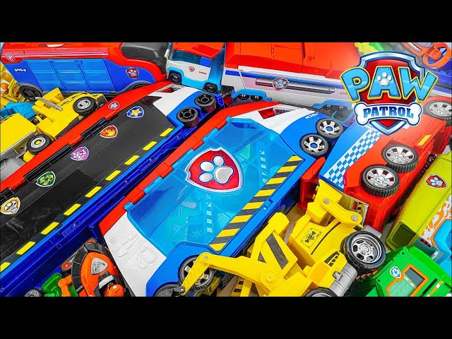 Paw Patrol Mini Trucks Review |Mighty Movie |Big Trucks |Rescue Wheels |Rubble & crew |Marshall ASMR