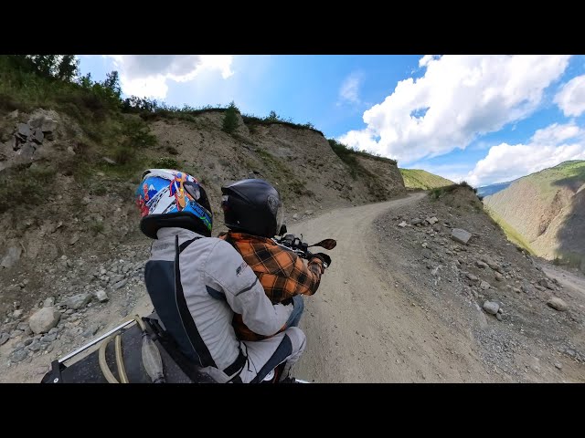 360 Mountain Altai, ascent to the Katu Yaryk pass on a BMW F700GS