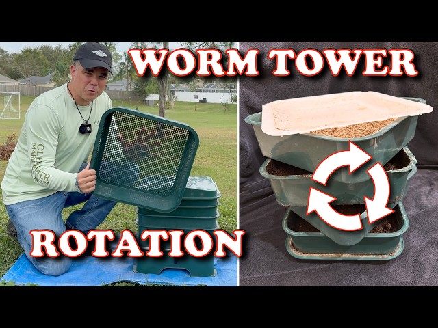 Rotating Your Worm Tower Like a Pro! | Vermicompost Worm Farm