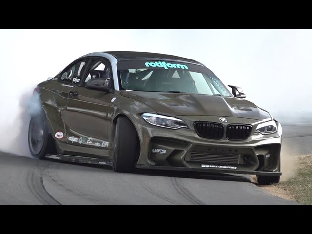 2JZ BMW F22 HGK Eurofighter Drift Car | Killing Tires at Goodwood FOS 2023