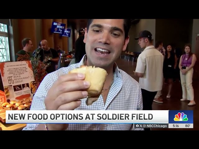 New food options at Soldier Field unveiled for upcoming Bears season