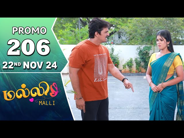 Malli Serial | Episode 206 Promo | 22nd Nov 24 | Nikitha | Vijay | Saregama TV Shows Tamil