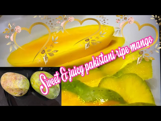 Nor cooks cooking/cutting sweet and juicy ripe mango#asmr#cooking