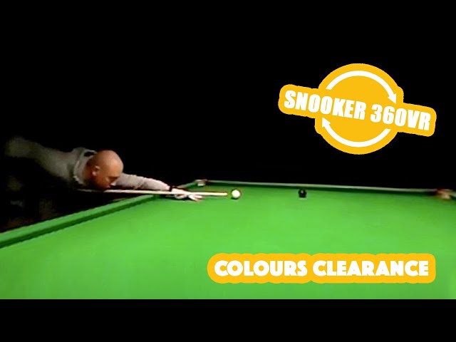 Snooker Colours Clearance in VR 360