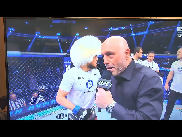 Joe Rogan mispronounces Umar Nurmagomedov @ UFC 272