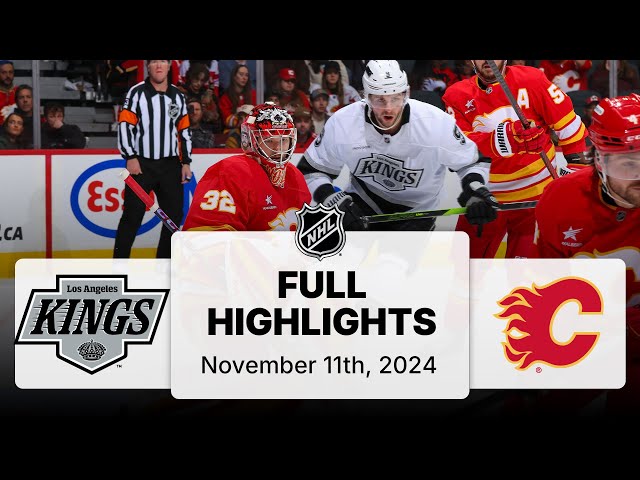 NHL Highlights | Kings vs. Flames | November 11, 2024