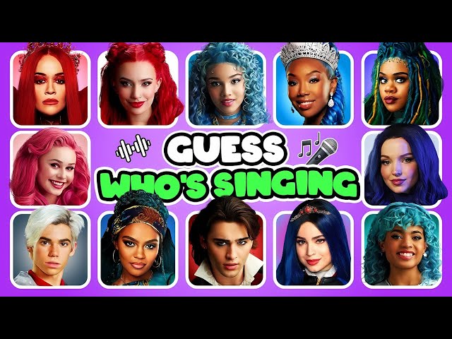 Only Real Fans Can Guess Who’s Singing in Descendants: Rise of Red! 🎤✨