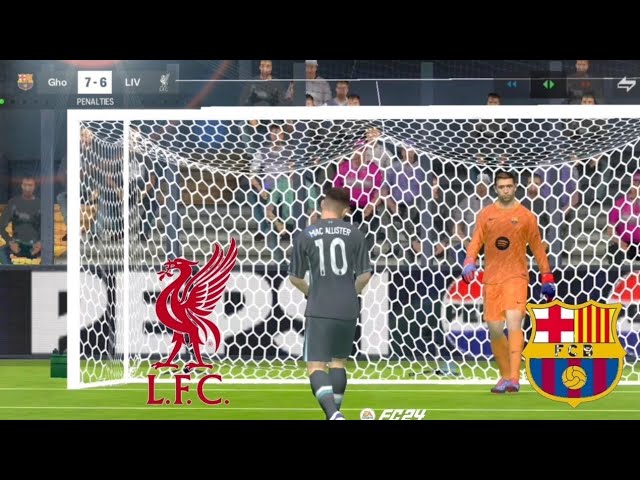 Barcelona FC 🆚 Liverpool FC Panalty Shootout #panalty #fcmobile24 #highlights