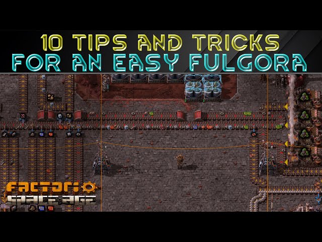 10 TIPS For An Easy FULGORA Time - Factorio Space Age Guide