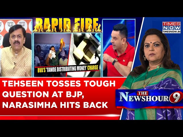 Tehseen Poonawalla & GVL Narasimha Rao Lock Horns On Newshour Debate, Watch BJP Panelist's Retort