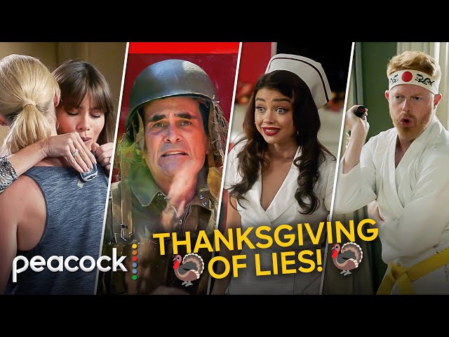 Modern Family | The Family Is Caught Lying to Each Other on Thanksgiving