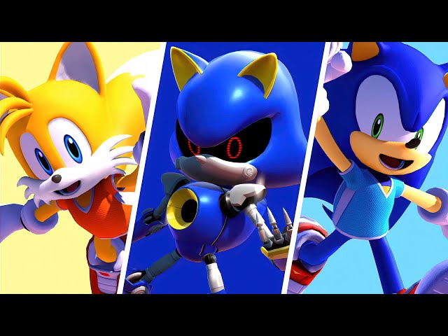 Mario & Sonic At The Olympic Games Tokyo 2020 Football - Sonic, Metal Sonic, Tails, Knuckles