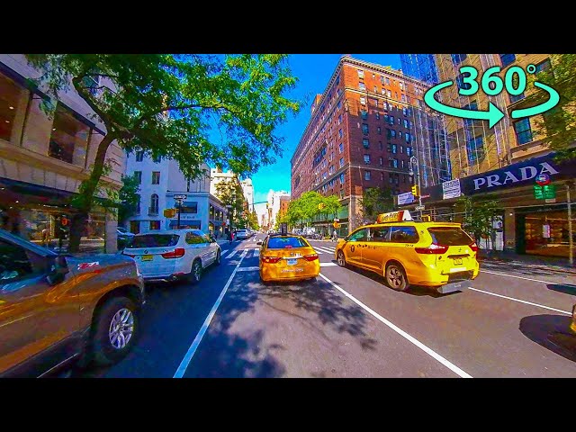 VR 360° Cycling Madison Avenue | Explore Manhattan NYC Virtually! Biking Fitness