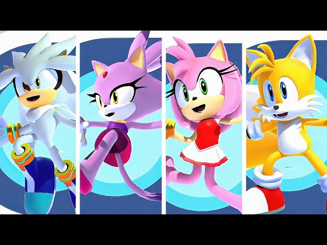 Mario & Sonic At The Olympic Games Tokyo 2020 Football Silver, Blaze, Amy. Tails