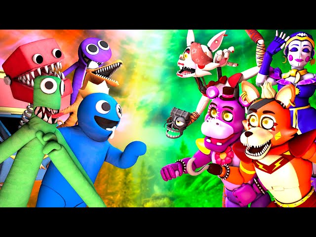 [SFM FNaF] Rainbow Friends & Boxy Boo vs Rejected Security Breach