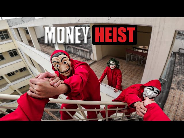 MONEY HEIST VS BAD GUYS TEAM ll JOKER !! You Are Insane 4 ( Epic Parkour Action Pov Chase )