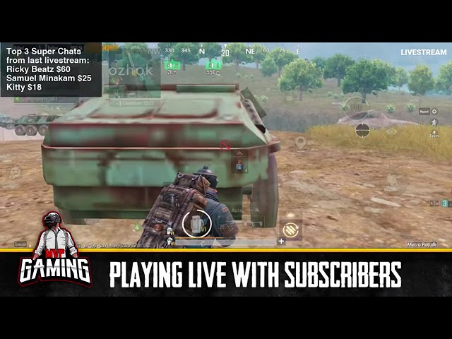 Play Live Now Metro Royale LIVE + Customs    PUBG Mobile 2 05