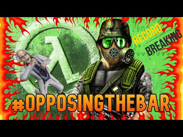 OPPOSING FORCE - Full Drunk Playthrough🍺- Broke the All-Time Player Record! 🩲