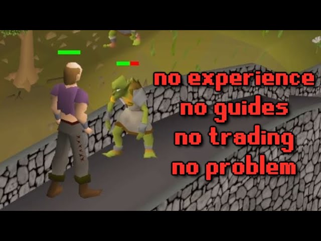 Runescape Ironman, But Blind With No Guides