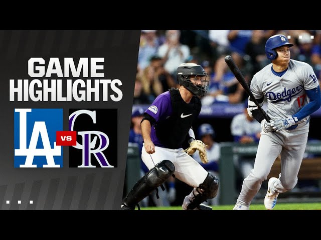 Dodgers vs. Rockies Game Highlights (9/27/24) | MLB Highlights