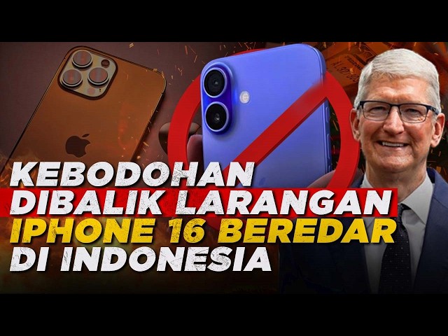 DPR CLEVER??  iPhone 16 is BLOCKED in Indonesia!! APPLE Has Harassed THIS Country!! IS IT TRUE ???