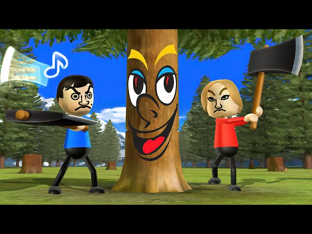 Wii Party Minigames - Mr.Bean Vs Eddy Vs Tyrone Vs Emma (Hardest Difficulty)