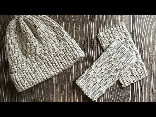 Woodland Mitts and Beanie Crochet Workshop