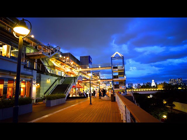 【4K HDR】お台場の夜景 東京散歩 Odaiba Tokyo Night Walk 2021/07