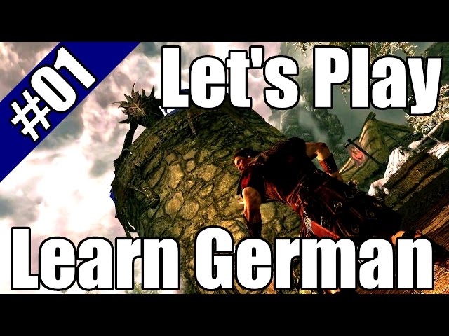 Let's Play and Learn German HD - Skyrim #01 #German #Deutschlernen